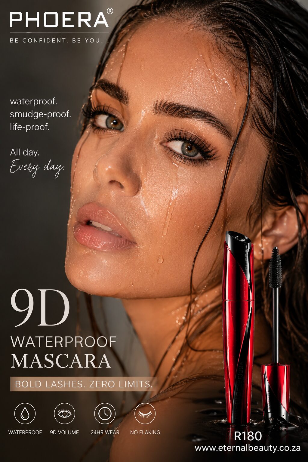 9D High Definition Mascara (Jet Black) - Image 3